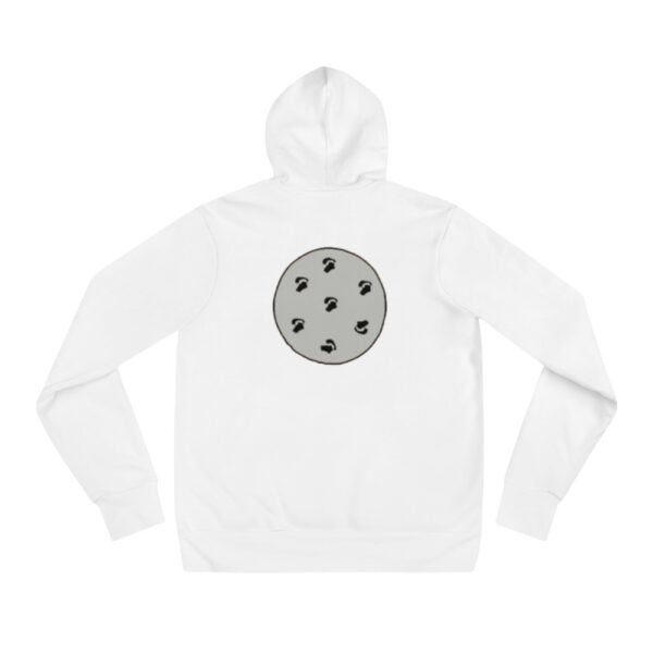 Unisex Silver little Cookie Dough Hoody (Big size cookie on back) - Image 3