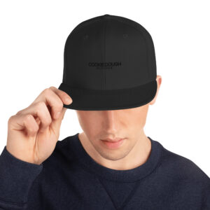Cookie Dough Clothes word Snapback Hat