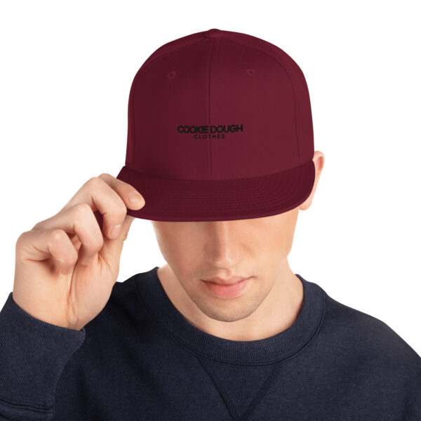 Cookie Dough Clothes word Snapback Hat - Image 2