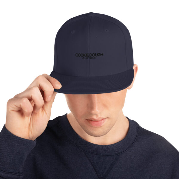 Cookie Dough Clothes word Snapback Hat - Image 4