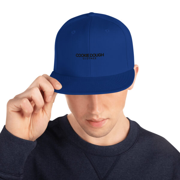 Cookie Dough Clothes word Snapback Hat - Image 3