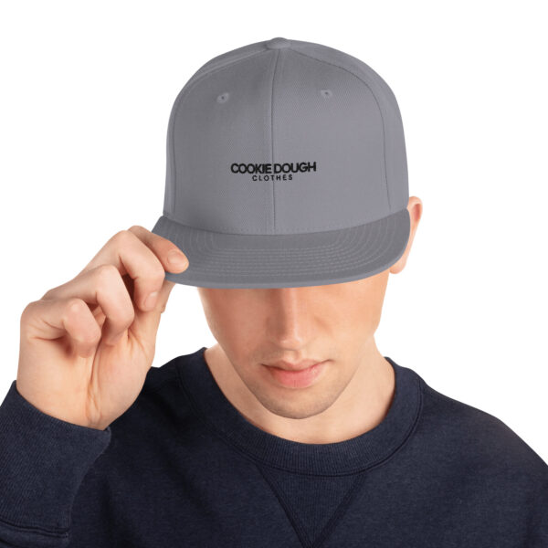 Cookie Dough Clothes word Snapback Hat - Image 7